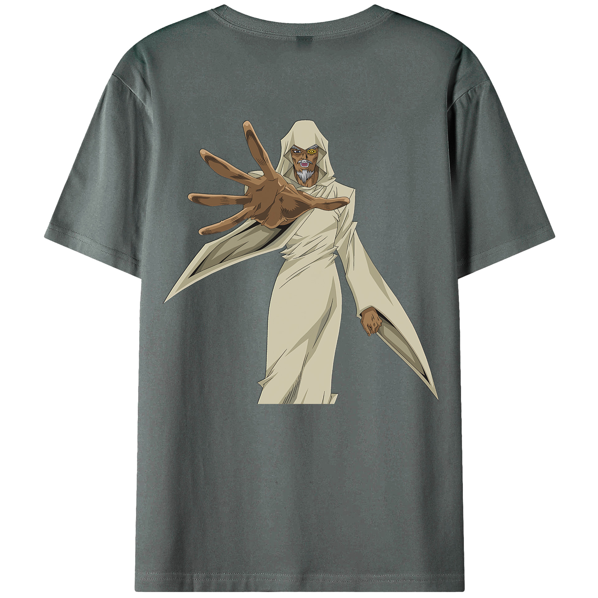（画像用） 遊☆戯☆王 Yu-Gi-Oh! 綿100％ メンズ半袖Tシャツ（バックプリント） 通気性